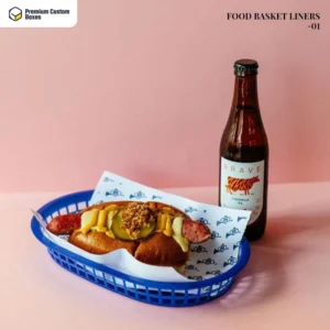 custom food basket liners