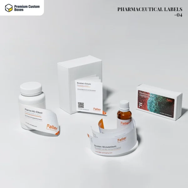 Pharmaceutical labels with a logo