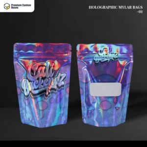 Custom Holographic mylar bags