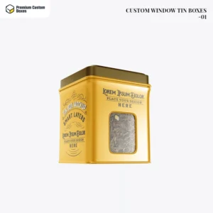 Custom Window Tin Boxes