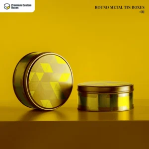 Custom Round Metal Tin Boxes
