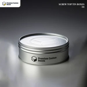 Custom Screw Top Tin Boxes